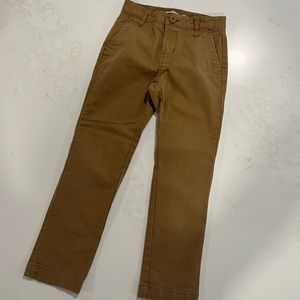 Boys Old Navy Khaki Pants 7 slim skinny